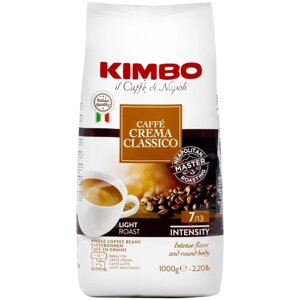 Кофе в зернах Kimbo Dolce Crema, кофе, светлая обжарка, 1 кг