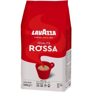 Кофе в зернах Lavazza Qualità Rossa, средняя обжарка, 2 уп., 1 кг