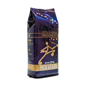 Кофе в зернах mokarabia president 100% arabica, 1кг