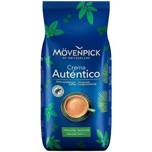 Кофе в зернах Movenpick Crema Autentico, классический, сливки, средняя обжарка, 1 кг