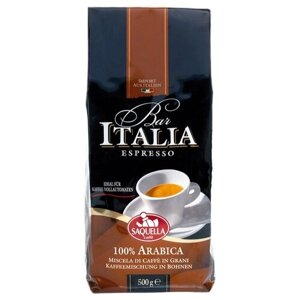 Кофе в зернах Saquella Espresso Bar Italia 100% Arabica, 500 г