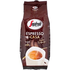 Кофе в зернах Segafredo Espresso Casa, грецкий орех, сухофрукты, 1 кг