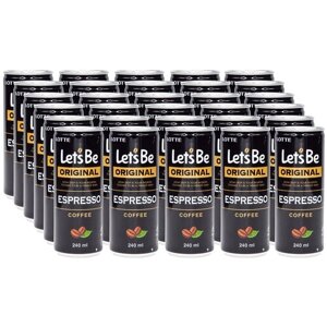 Кофейный напиток Lotte Let's Be Espresso, 0.24 л , 30 шт.