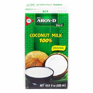 Кокосовое молоко AROY-D, 0,5 л, индонезия, 20153 упаковка 2 шт.