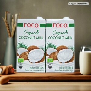 Кокосовое молоко Фоко, 500мл, 2шт