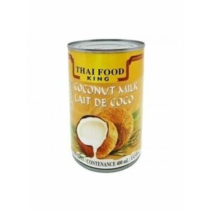 Кокосовое молоко Thai Food King 400г/безопасное применение/хороший состав/без аллергии