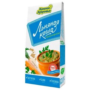 Компас Здоровья Каша льняная Богатырская, травы, овощи, 400 г