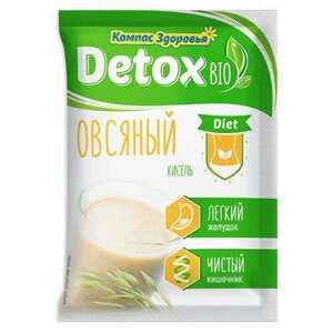 Компас здоровья, Кисель detox bio Diet "Овсяный", 25 грамм, 10 штук