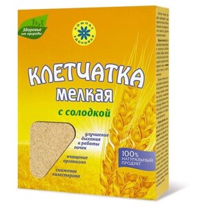Компас Здоровья Клетчатка пшеничная мелкая с солодкой, 150 гр, Компас Здоровья