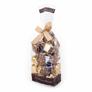 Конфеты 0127 трюфель темный шоколад с орехами (дольче) в бежевой бумаге, antica toroneria piemontese, antica torroneria piemontese, 0,200 кг (пл/пак)