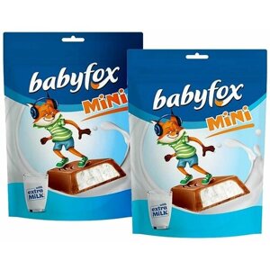 Конфеты BabyFox (Бэби Фокс) mini с молочной начинкой, 2 уп. 120 г