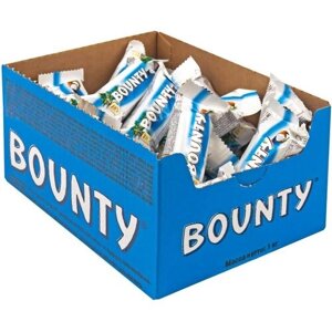 Конфеты Bounty с нежной мякотью кокоса, 1 кг, картонная коробка
