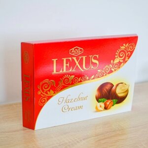 Конфеты "LEXUS" из молочного шоколада с ореховым кремом