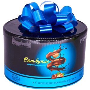 Конфеты шоколадные "Сильвупле" с шоколадно - ореховым вкусом в подарочной упаковке 200гр