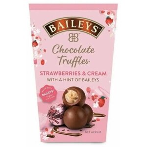 Конфеты шоколадные трюфели Baileys Strawberries & Cream Truffles с клубникой и сливками 205 г (Из Финляндии)