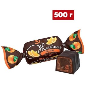 Конфеты желейные КДВ Апельсиновые 500 г , Яшкино