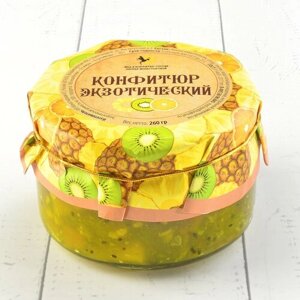 Конфитюр экзотический (ананас, апельсин, киви) Русский стиль" 260 гр.