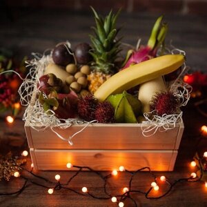 Коробка экзотических фруктов тайский сюрприз