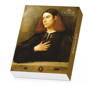 Коробка шоколадных конфет ручной работы Фраде/Frade - ФрадеАрт - Джорджоне - Портрет молодого человека - Пенал на 12 конфет
