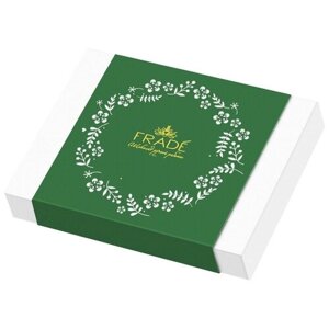 Коробка шоколадных конфет ручной работы Фраде - пенал с лазерной резкой (на 12к) (цветы)