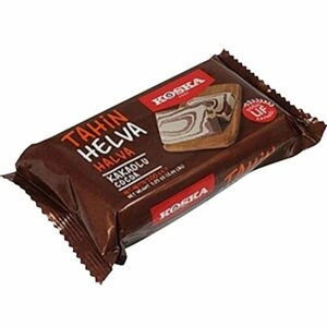 KOSKA кунжутная халва 200 гр с какао (kakaolu HELVA)