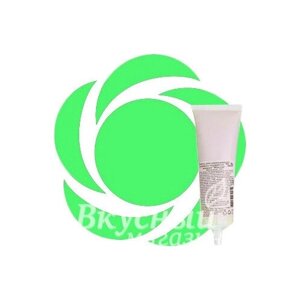 Краска Неоново-зеленая гелевая жидкая Топ продукт, 100 гр.