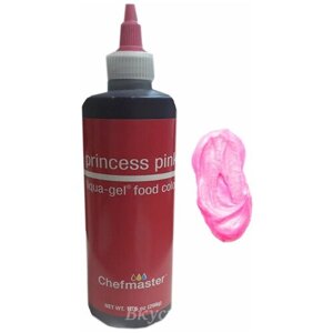 Краска Розовая принцесса гелевая Princess Pink Liqua-Gel Chefmaster, 298 гр.