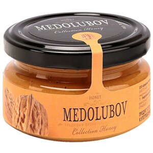 Крем-мед Medolubov с грецким орехом, 300 г, 250 мл