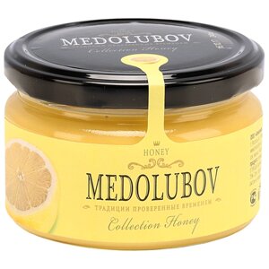 Крем-мед Medolubov с лимоном, 300 г, 250 мл