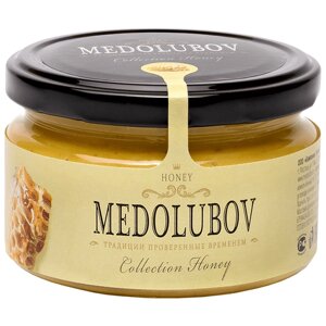Крем-мед Medolubov с прополисом, 300 г, 250 мл