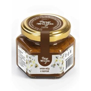 Крем-мёд с пергой 150 гр, Мед и конфитюр России