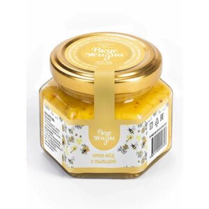 Крем-мёд с пыльцой 150 гр, Мед и конфитюр