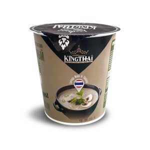 Крем-Суп быстрого приготовления KINGTHAI KITCHEN грибной 30 гр стакан, 12 штук в упаковке