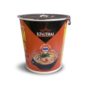 Крем-Суп быстрого приготовления KINGTHAI KITCHEN ТОМ КХА 35 гр стакан, 12 штук в упаковке