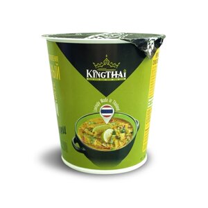 Крем-Суп быстрого приготовления KINGTHAI KITCHEN зеленый карри 35 гр стакан, 12 штук в упаковке