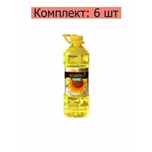Кубаночка Масло подсолнечное Рафинированное дезодорированное, ГОСТ, Премиум, 2 л, 6 шт