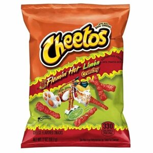 Кукурузные чипсы Cheetos Crunchy Flamin' Hot Limon Острые 1 шт 56.7 г США