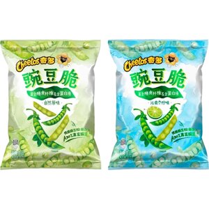 Кукурузные чипсы Cheetos Peas Crisp, PС Lime со вкусом гороха и лайма 2 шт. по 68 г Япония