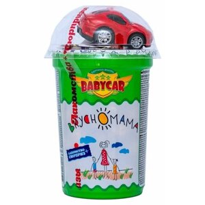 Кукурузные шарики Вкусно Мама Babycar с игрушкой, 30 г, 4 шт