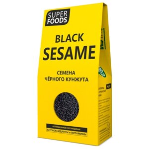 Кунжут Компас Здоровья черный Black Sesame Seeds, 150 г