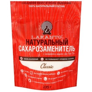 LAKANTO сахарозаменитель Classic порошок, 235 г, 235 мл