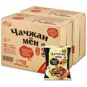 Лапша Доширак Чачжан Мен с натуральными овощами в соевом соусе, в пакете 200 г, 32 шт.