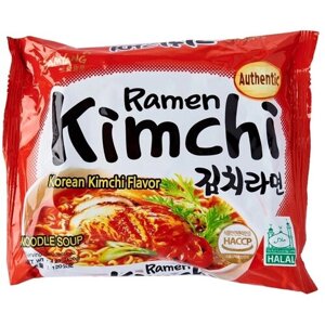 Лапша Samyang Ramen Kimchi / Самоянг Острая со вкусом Кимчи 120 г. (Корея)