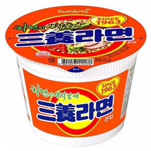 Лапша Samyang (Spicy Flavor) быстрого приготовления , 115 г