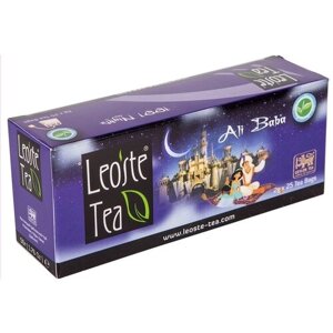 Leoste Tea 1001 Nights Али Баба смесь черного и зеленого чаев с цветочно-ягодным вкусом в пакетиках, 25 шт