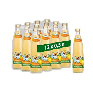 Лимонад Черноголовка "Оригинальный" в стеклянной бутылке, 12 шт по 0,5 л