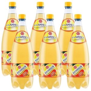 Лимонад Калиновкрасный апельсин, 1.5 л, пластиковая бутылка, 6 шт.