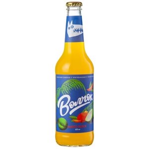 Лимонад Волковская Пивоварня Волчокманго, кокос, 0.45 л, стеклянная бутылка