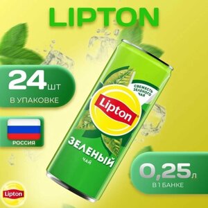Липтон Холодный зеленый чай 24 шт по 0.25л Lipton