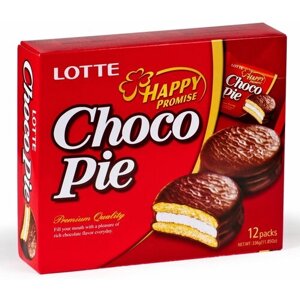 LOTTE Choco Pie Чоко пай шоколадное, 8 шт по 336 г
